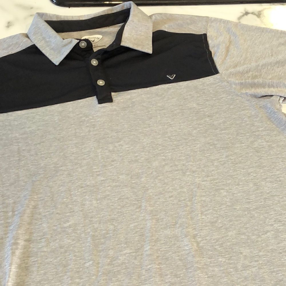 Callaway Polyester Golf Polo Mens L